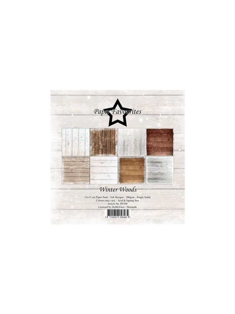 278509 Paper Favourites Paper Pack "Winter Woods" PF509