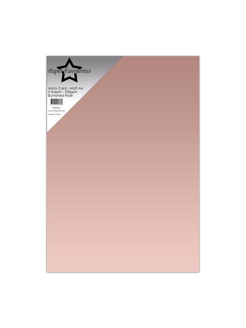 279906 Paper Favourites Mirror Card Mat "Burnished Rose" PFSS006