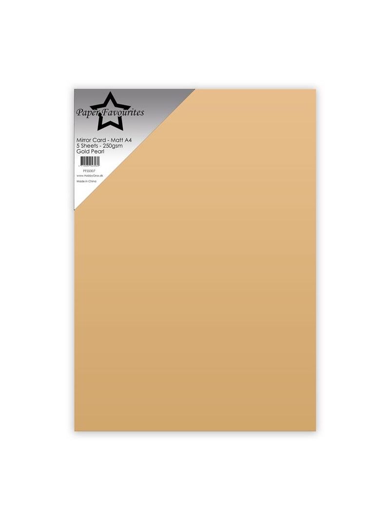 279907 Paper Favourites Mirror Card Mat "Gold Pearl" PFSS007