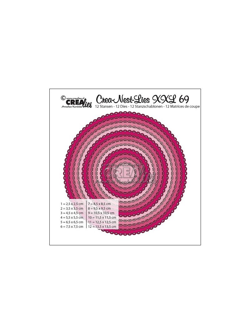 Crea-Nest-Lies XXL stansen no. 69