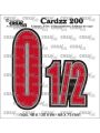 Cardzz dies nr 200, Nummer 0 en 1/2