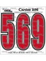 Cardzz Dies nr 256, nummer 5, 6 och 9