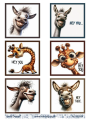 Roliga djur Barto Design 3D Sheets
