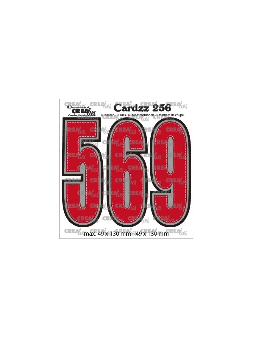 Cardzz Dies nr 256, nummer 5, 6 och 9